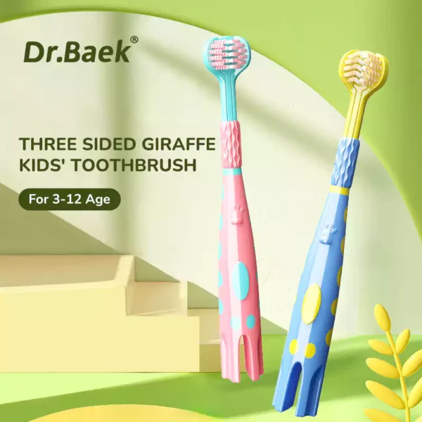 3-sided toothbrush for kids