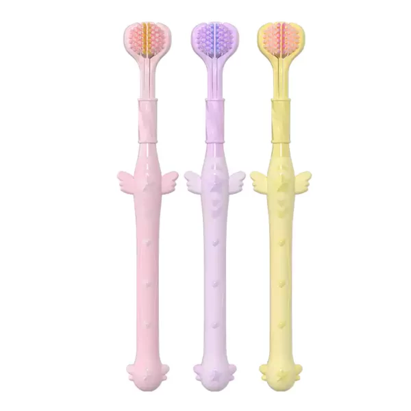 3-sided toothbrush for adult