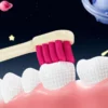 Dr.Baek KR048 Kids Toothbrush – Ultra-Soft 0.01mm Bristles, Space Astronaut Theme, 6-Pack Gift Box