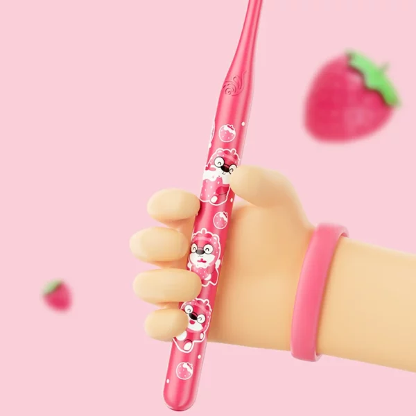 Strawberry Bear Cartoon Toothbrush