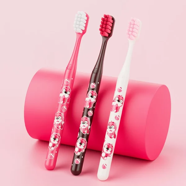 Strawberry Bear Cartoon Toothbrush
